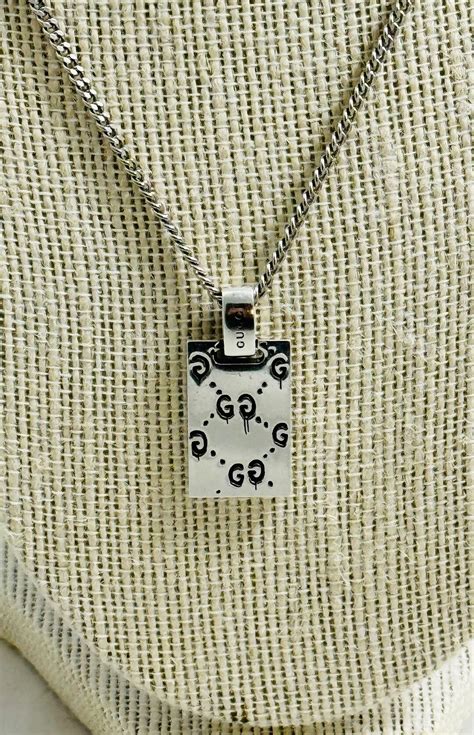 ghost necklace gucci